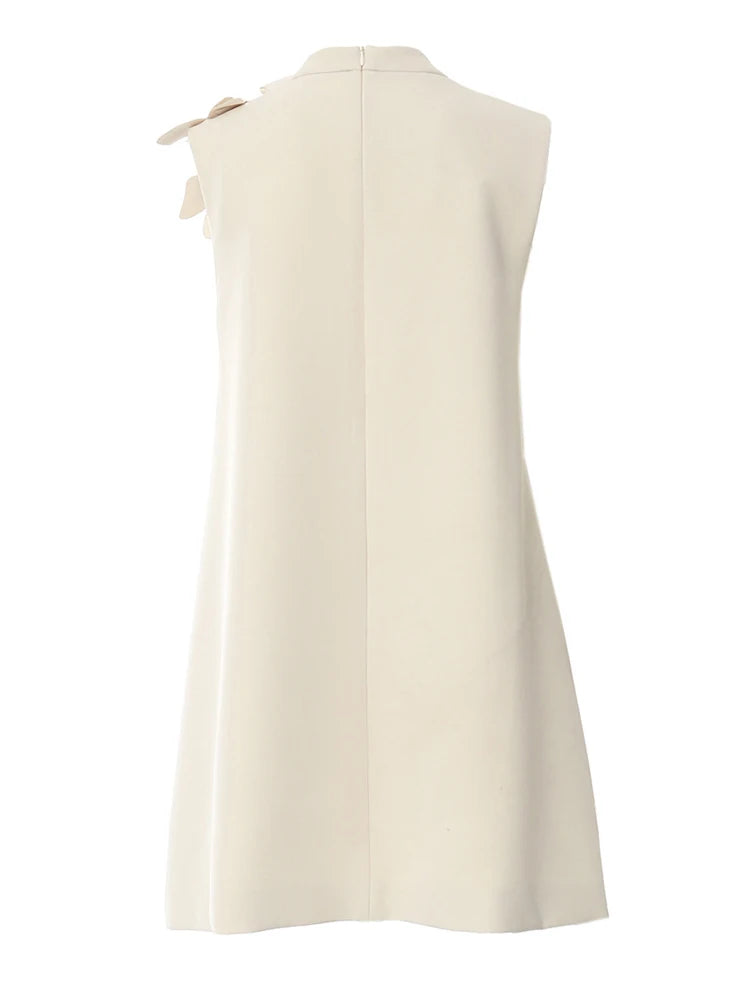 Vestido Alfaiataria com detalhe em flores