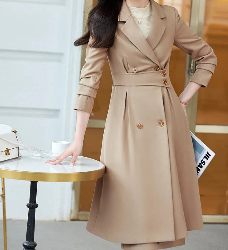 Conjunto Alfaiataria Sobretudo e saia - Alta costura