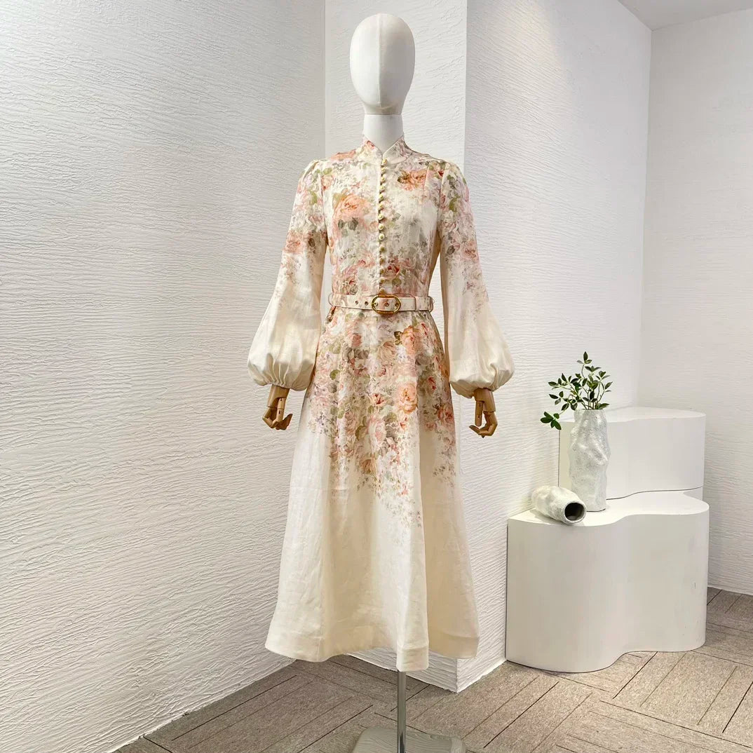 Vestido Luxo ALEMAiS 100% Linho puro
