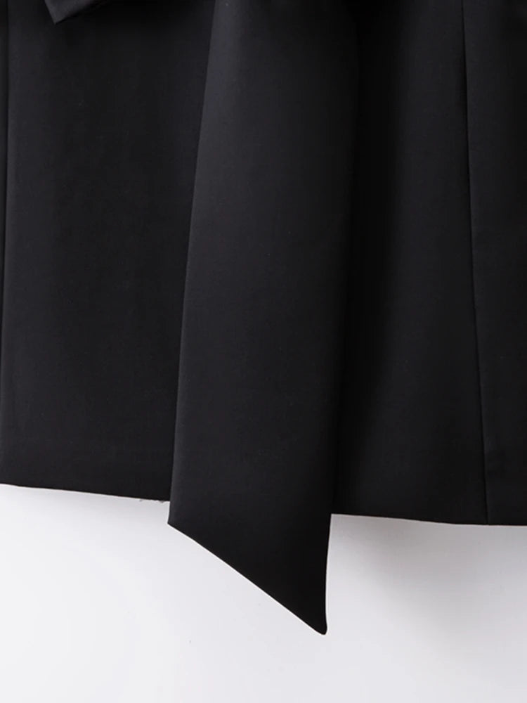 Vestido Com Laço Costas - Estruturado Alfaiataria