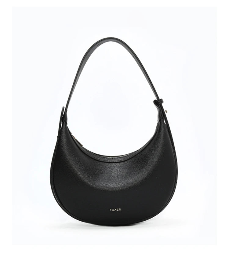 Bolsa – Modelo Meia-Lua, Estilo Crossbody, Elegante