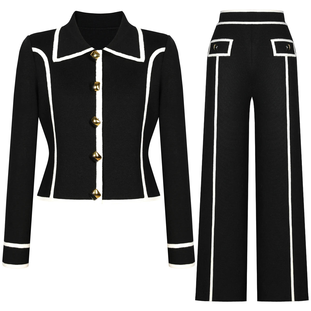 ✨ Conjunto de Tricô – Estilo e Conforto em Cada Detalhe ✨