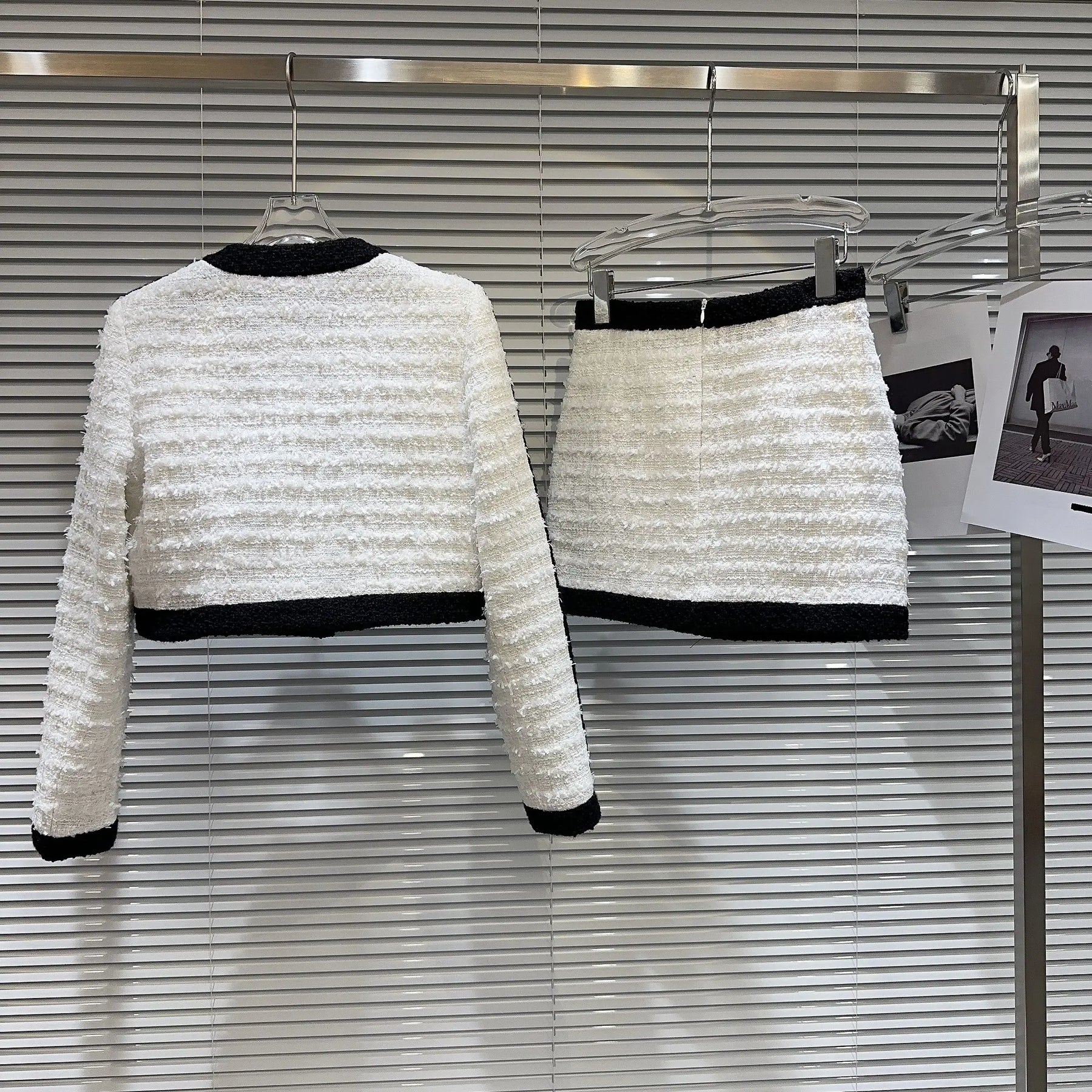 Conjunto Tweed Inverno Alta Costura