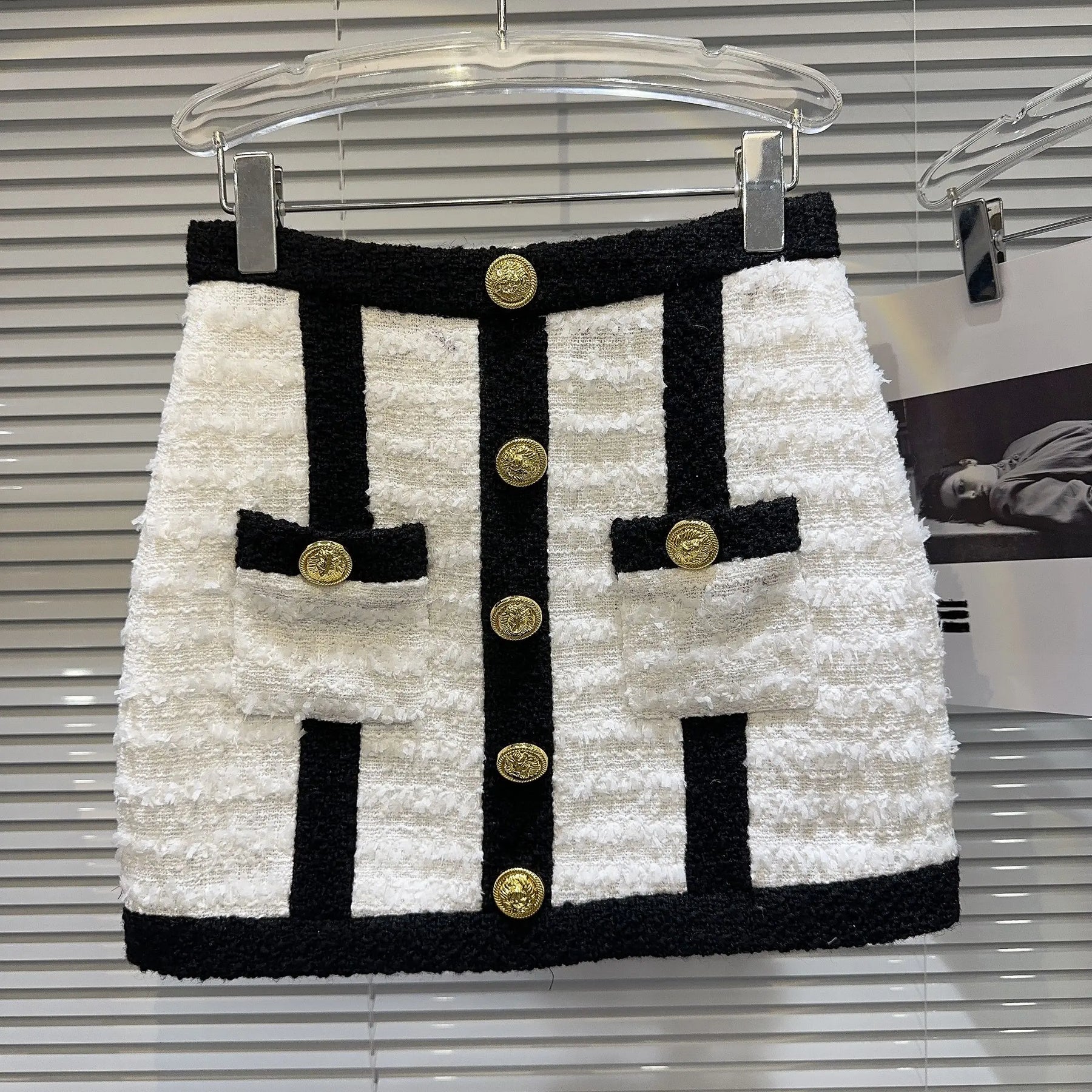 Conjunto Tweed Inverno Alta Costura