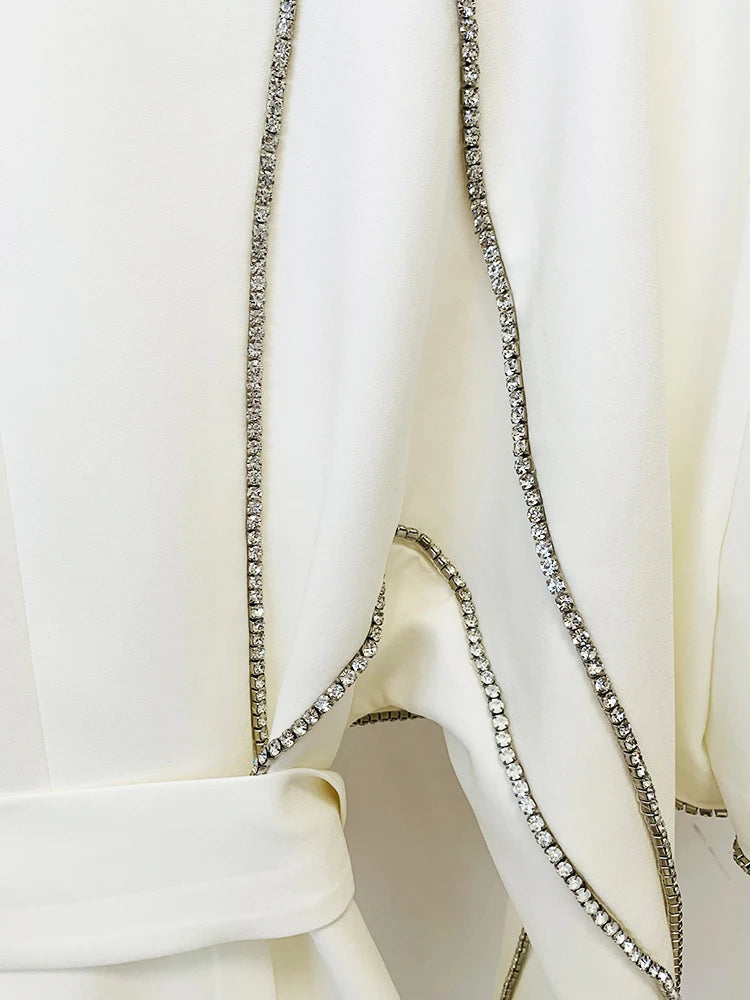 Conjunto de Blazer com Manga Batwing e Shorts - Estilo e Elegância