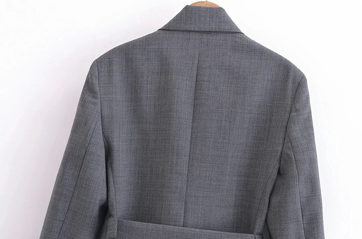 Conjunto Blazer e Saia Alfaiataria - Novidade