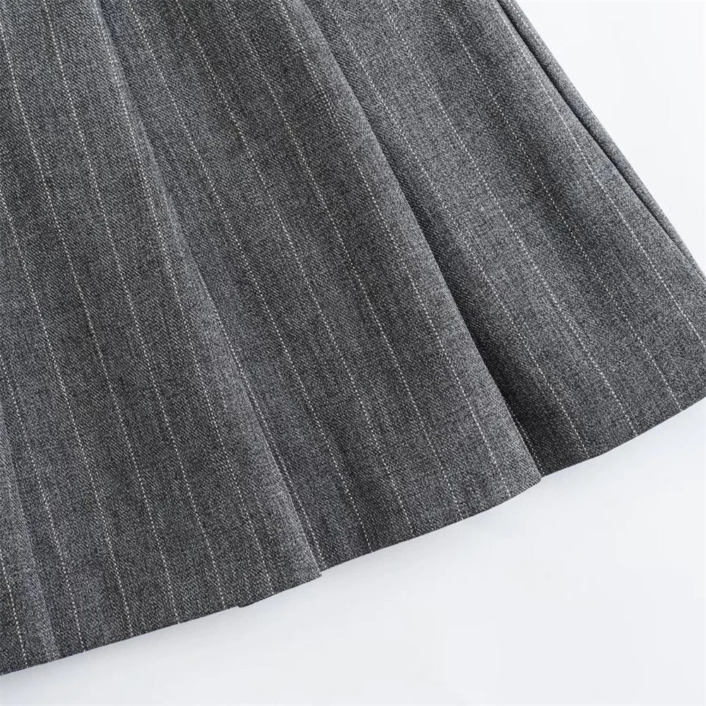 Conjunto Blazer e Saia Alfaiataria - Novidade