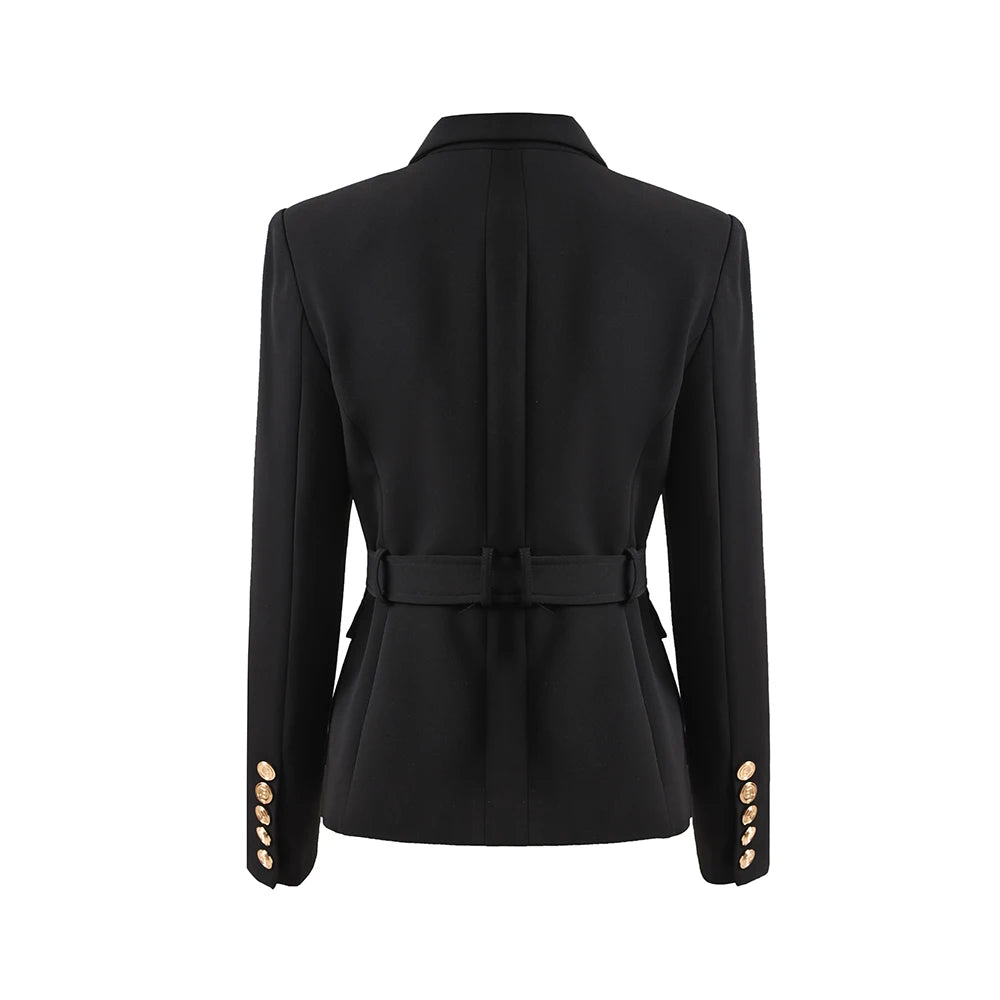 Blazer Com Cinto B - Alfaiataria Luxo
