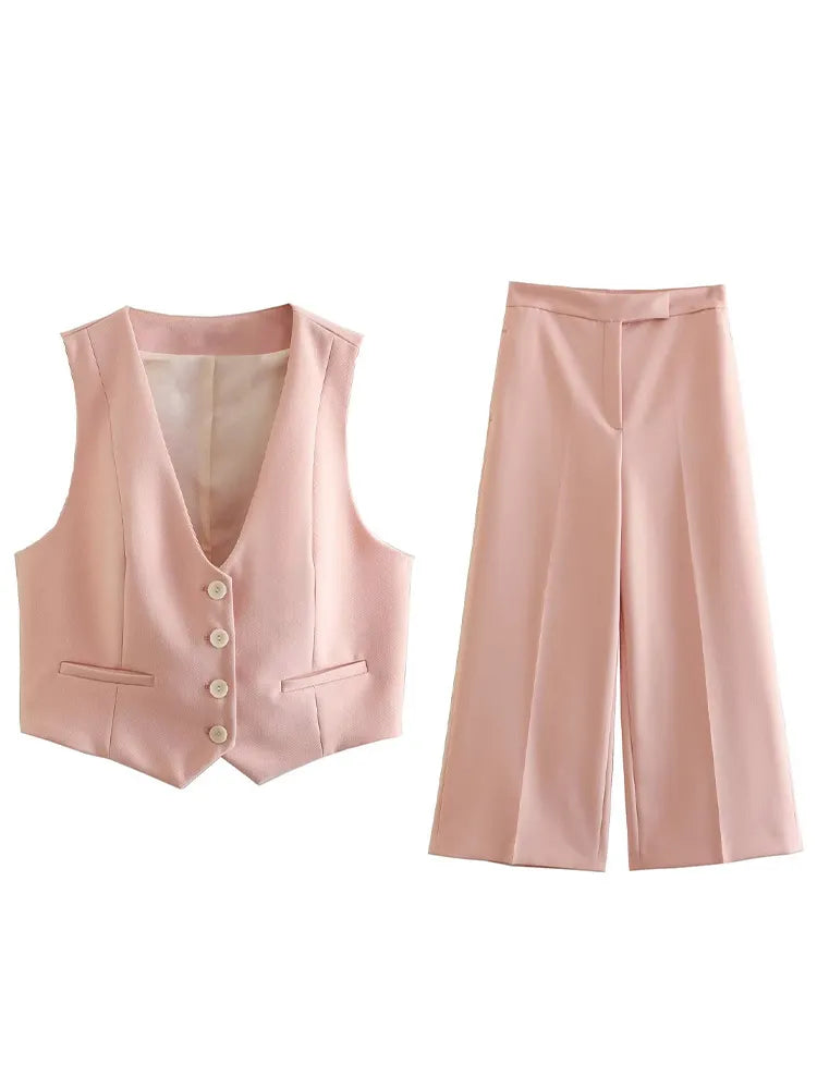 Conjunto Alfaiataria Colete e Calça