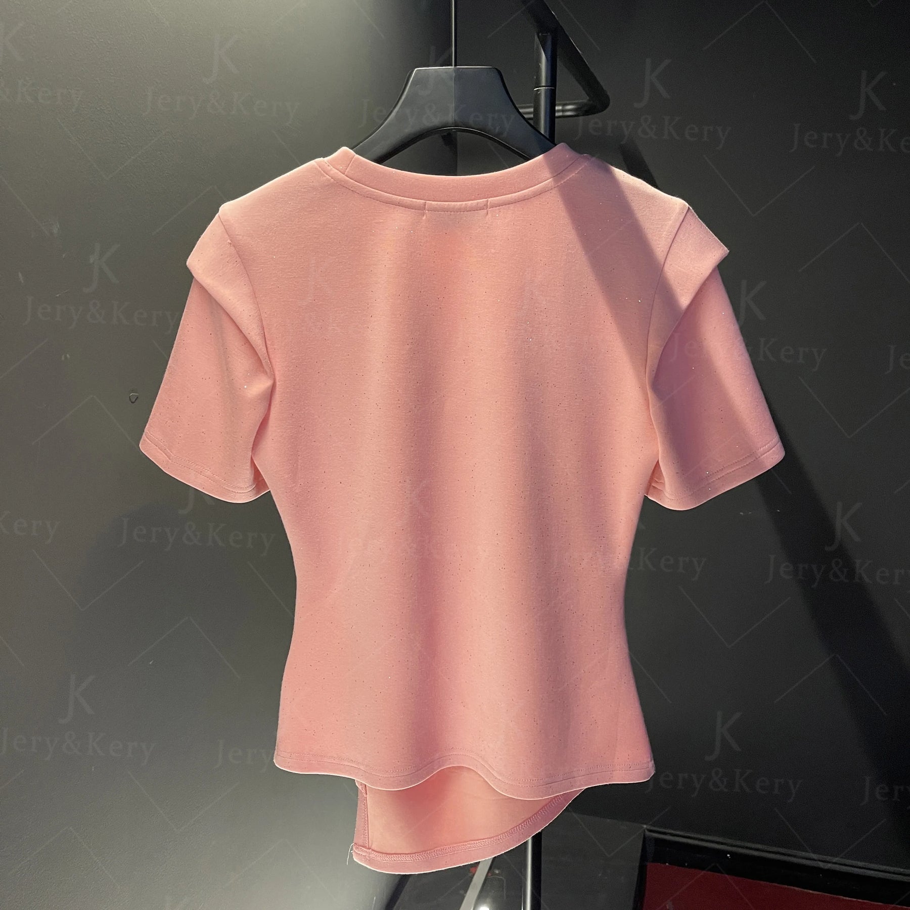T-shirt Bordada Con detalhes - algodão