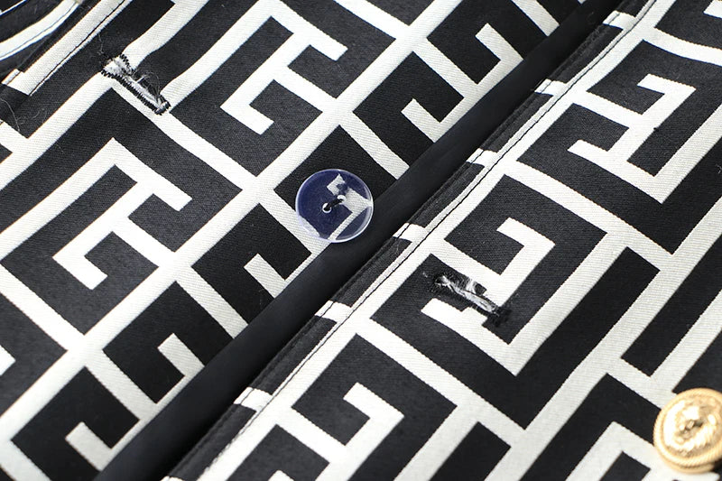 Trench Coat Luxo Tecido Estruturado - Monograma