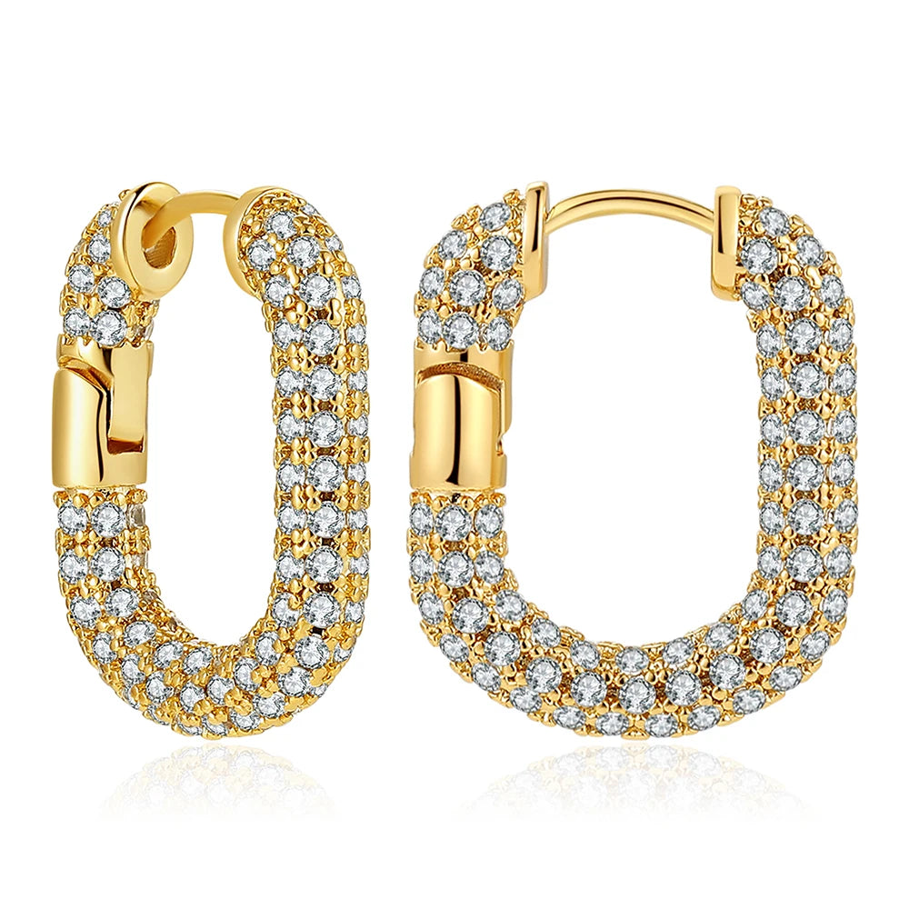 Brincos de Argola – Aço Inoxidável Banhado a Ouro