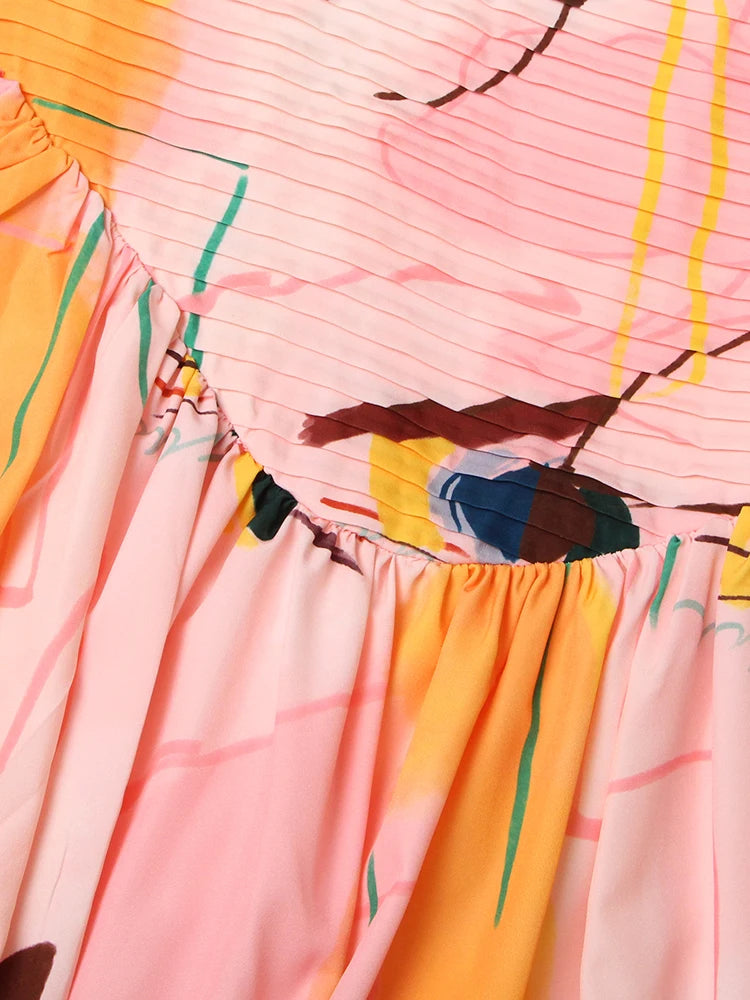 Vestido estampa floral - Midi Verão