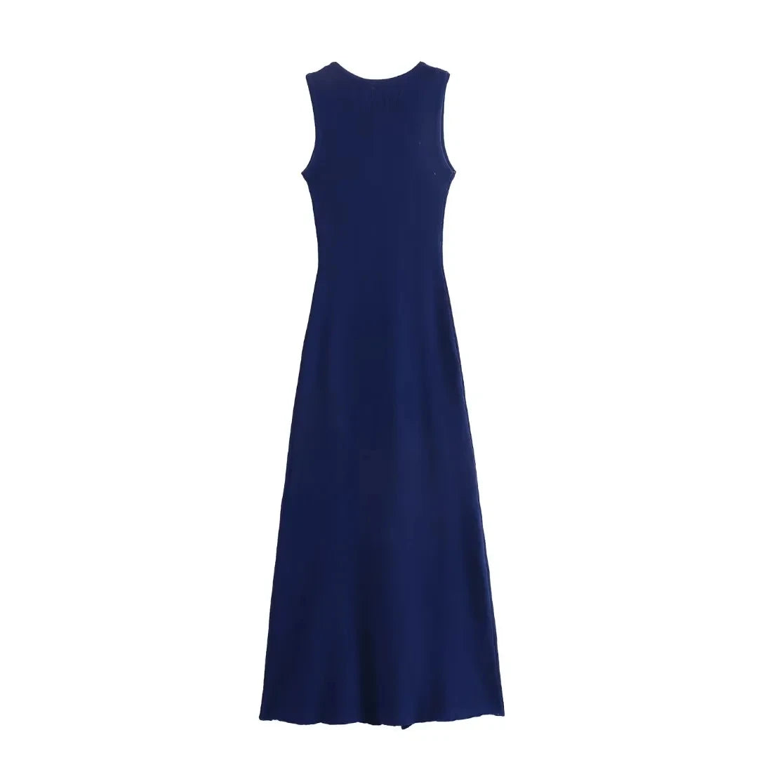 Vestido Midi Tricô modal