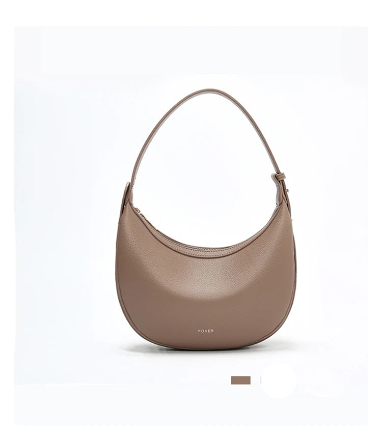 Bolsa – Modelo Meia-Lua, Estilo Crossbody, Elegante