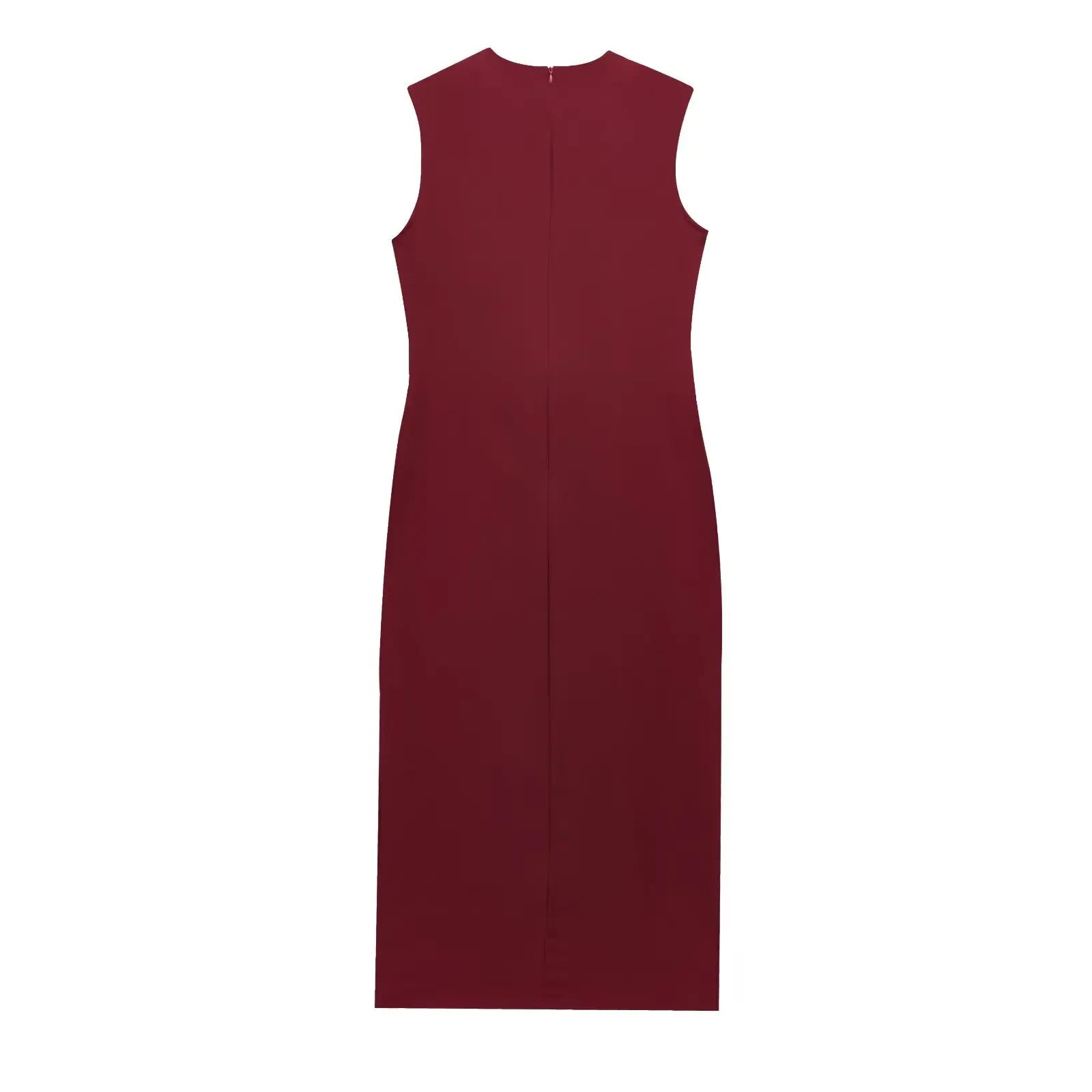 Vestido Midi com Cinto e Fenda – Elegância e Estilo em Cada Detalhe