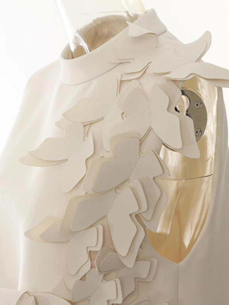 Vestido Alfaiataria com detalhe em flores