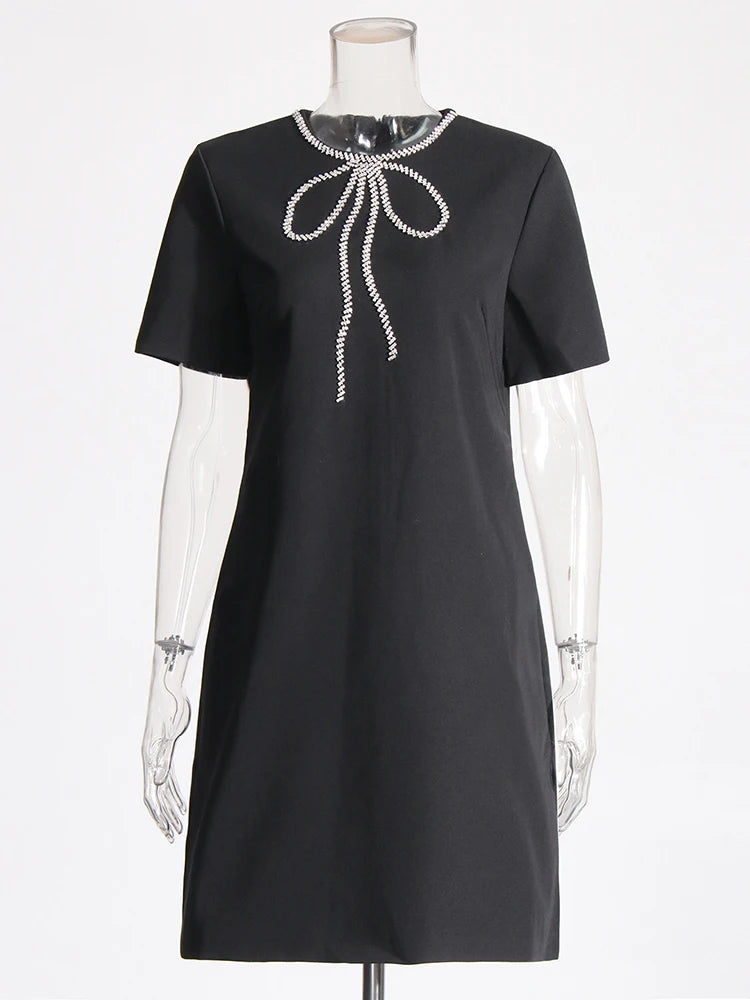 Vestido Bordado Cristal - elegante
