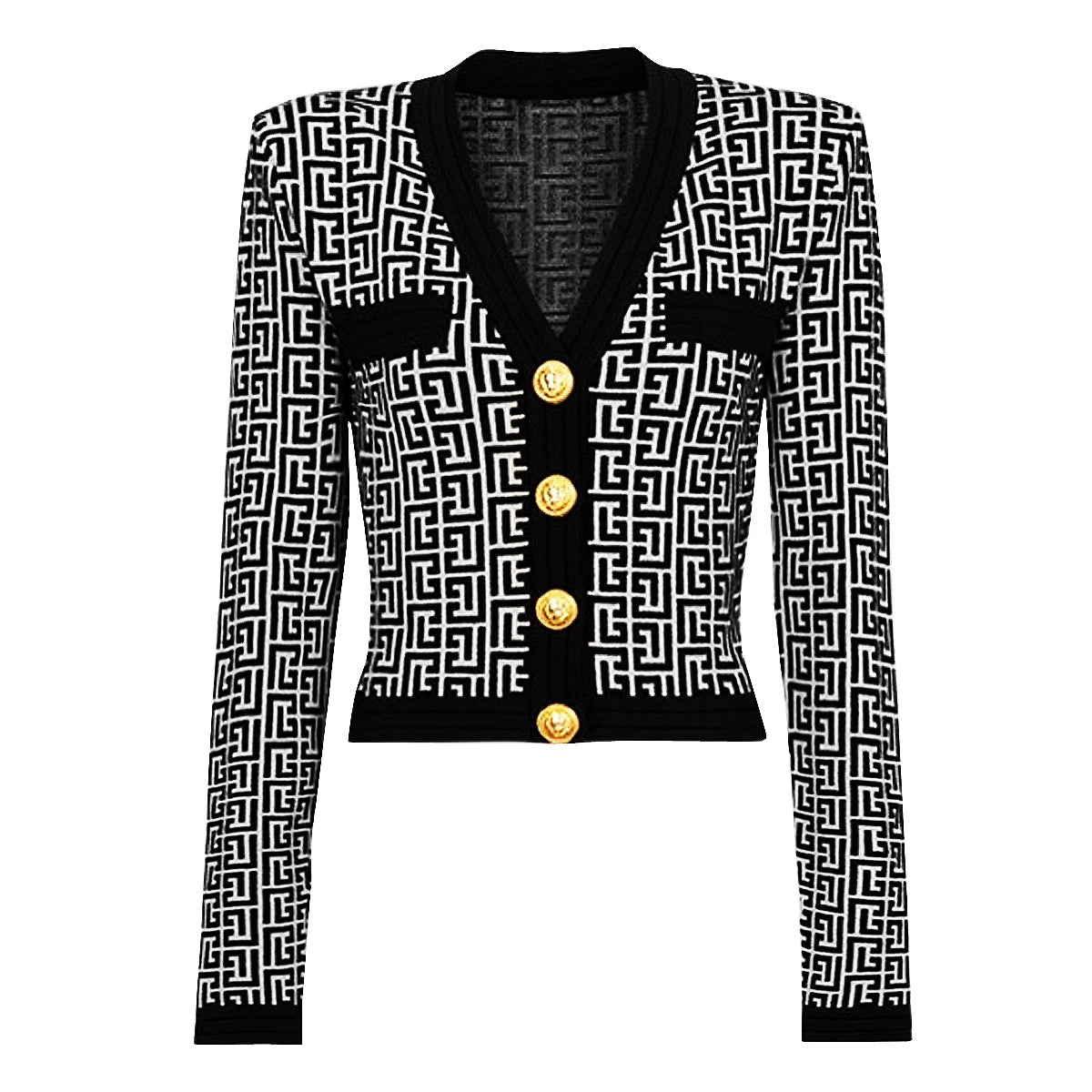 Cardigan Luxo Com monograma