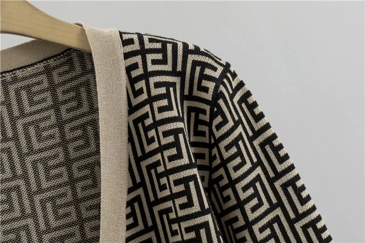 Conjunto Tres Peças Tricô - Novidade