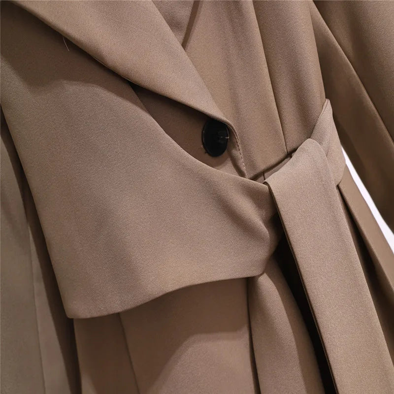 Vestido Com cinto Detalhe pregas - Elegante