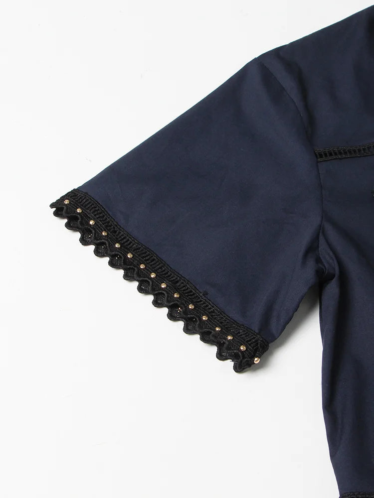 Conjunto Slim de Duas Peças - Detalhes bordados na Renda