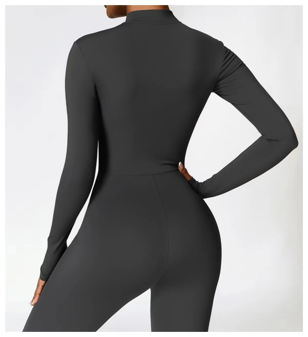 Macacão sem costura outerwear alta elasticidade