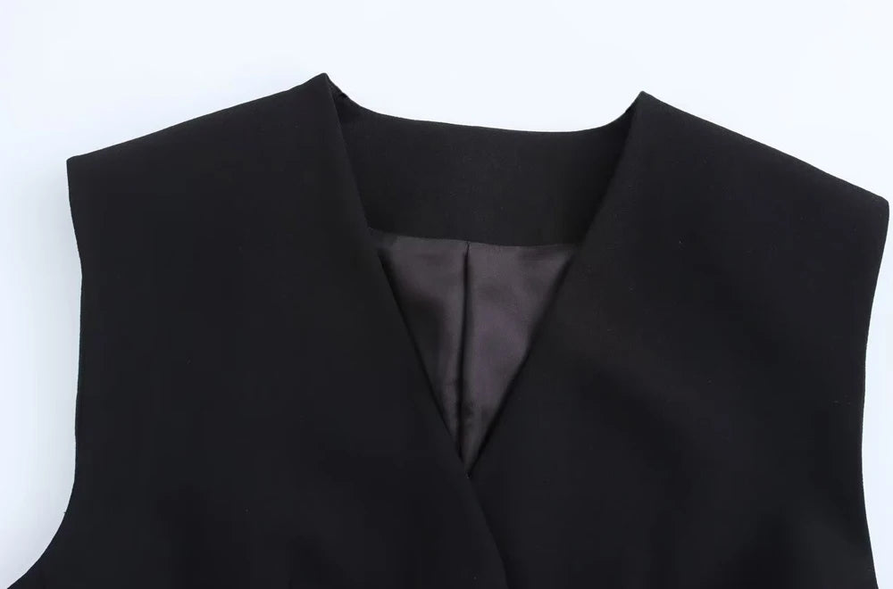 Conjunto Feminino de Colete e Calça - Elegância e Conforto