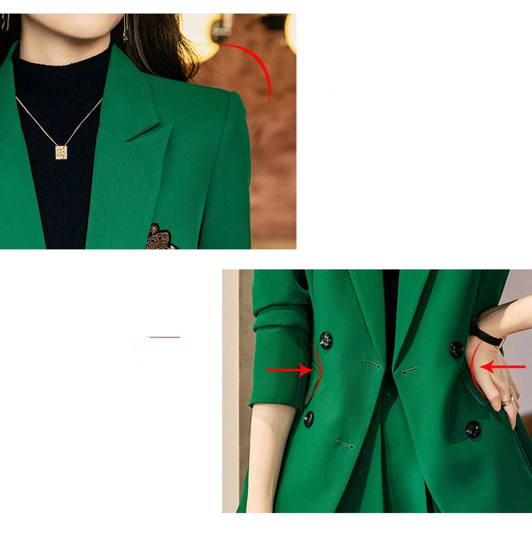 Conjunto Blazer e Saia plissada - Alfaiataria