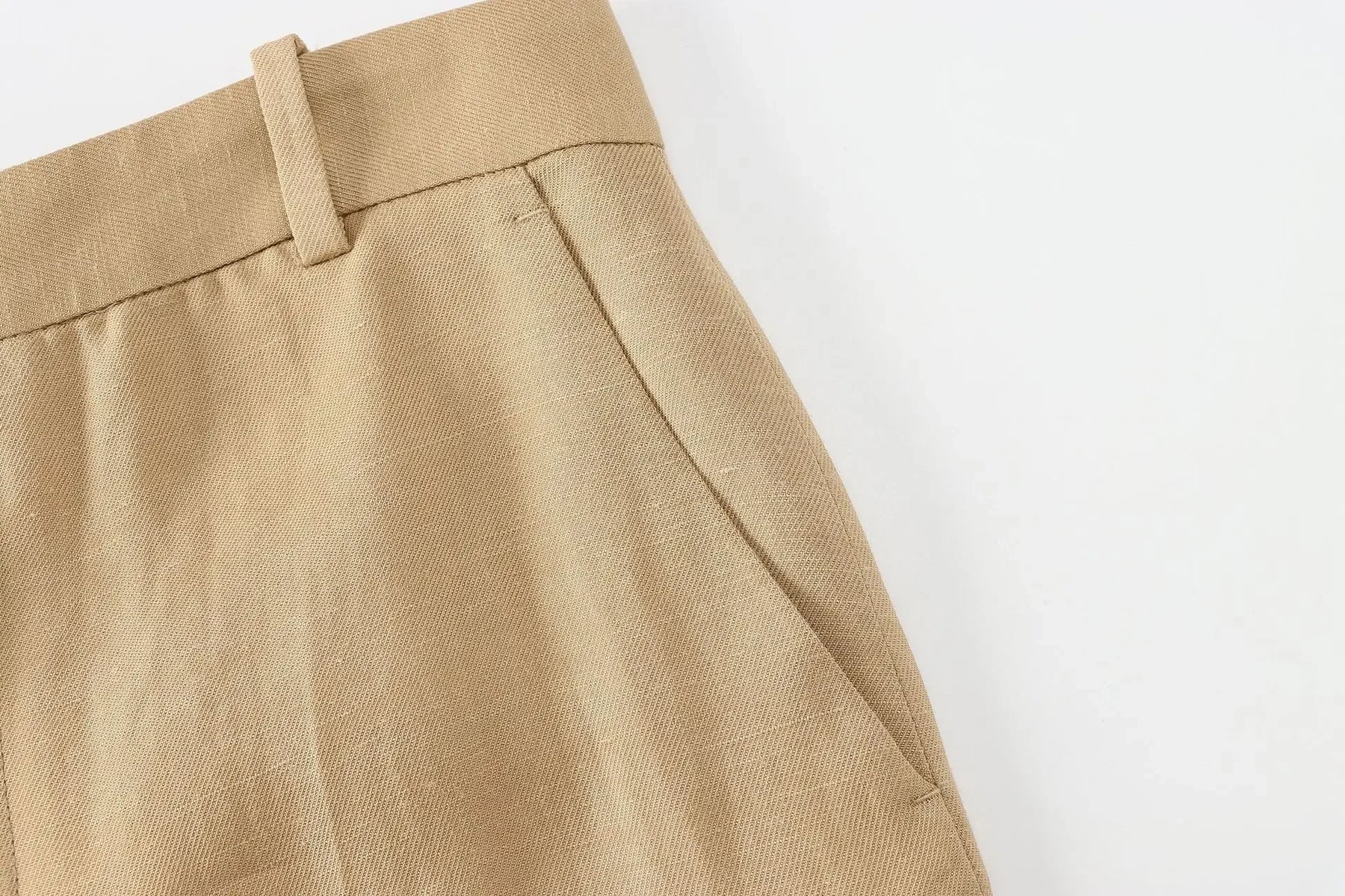 Calça Reta – Linho Premium, Elegante e Confortável