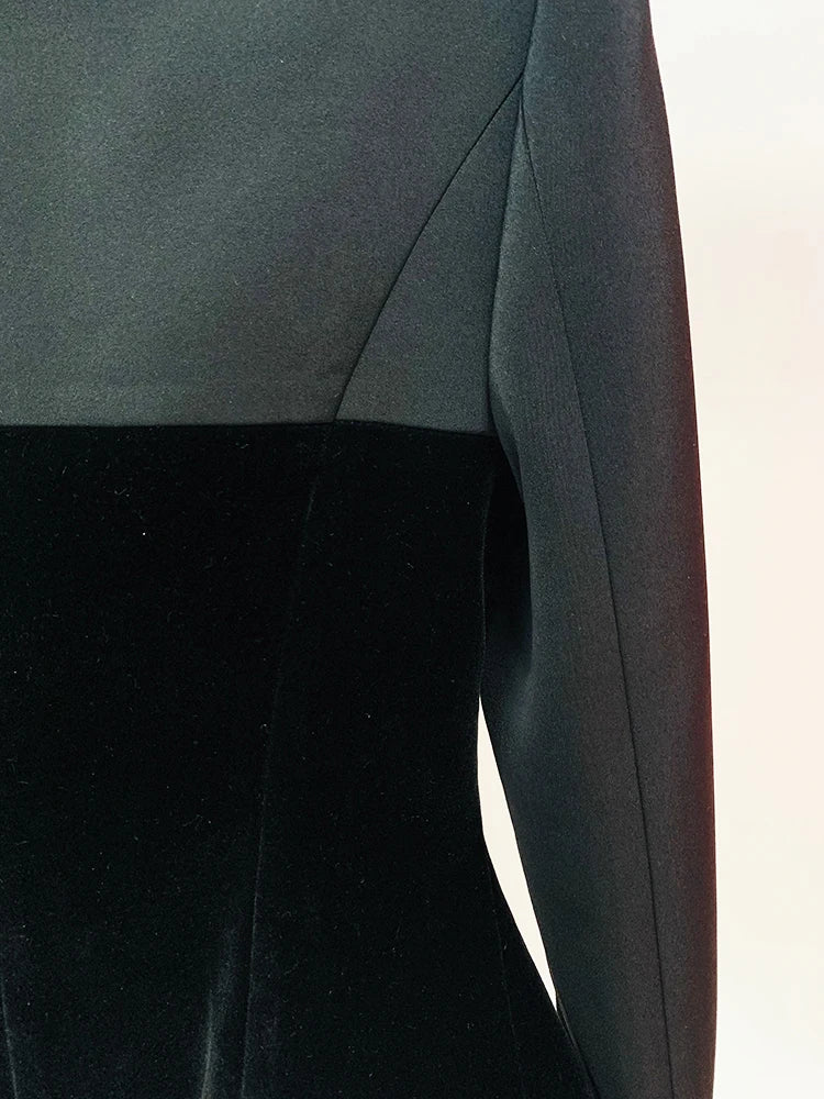 Blazer Veludo - Duas Texturas
