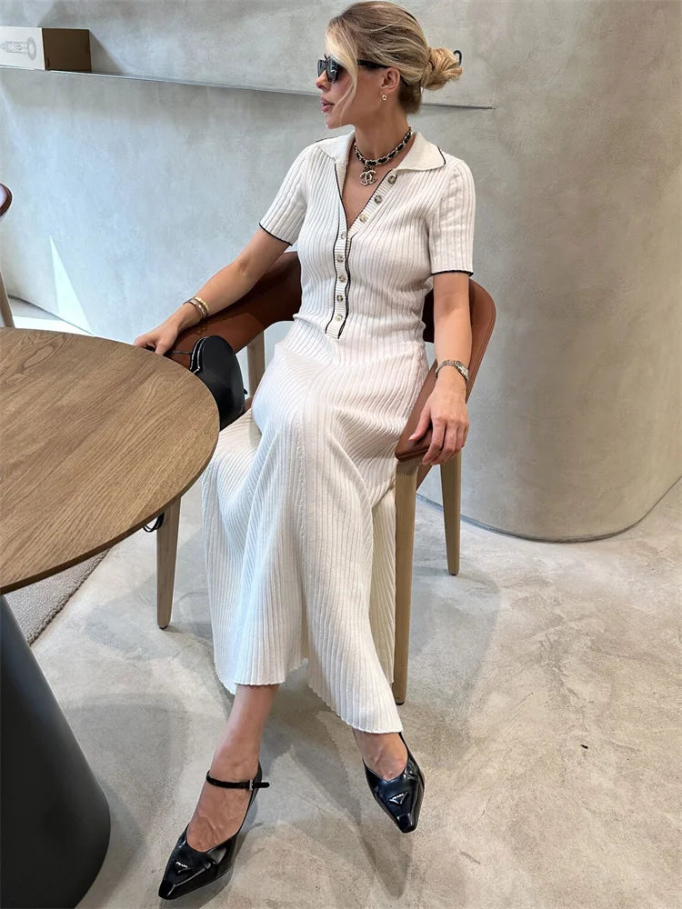 Vestido Tricô Confort
