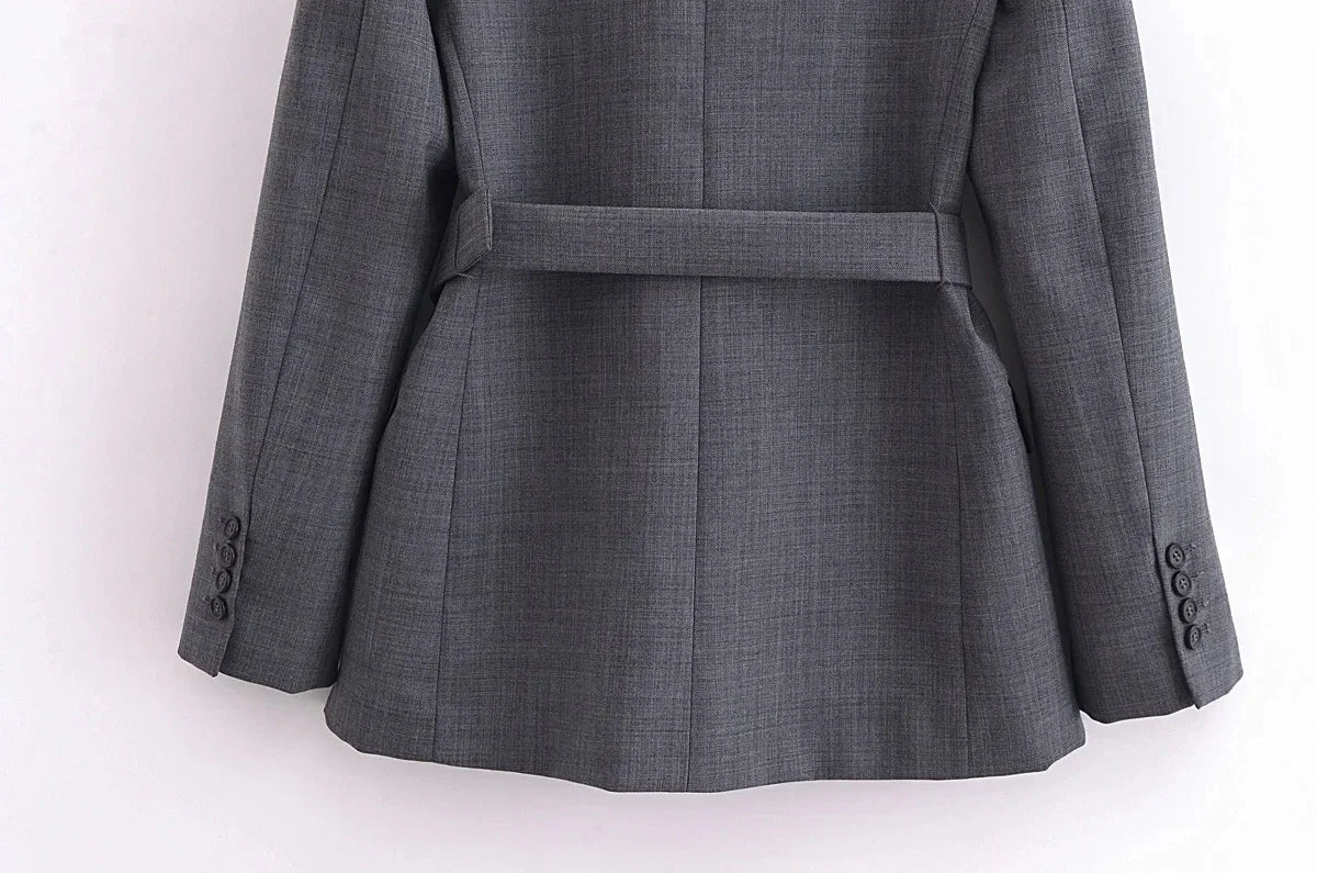 Conjunto Blazer e Saia Alfaiataria - Novidade