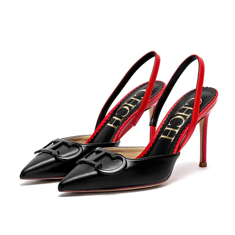Scarpin CHCH Clássico com Bico Fino – Elegância, Versatilidade e Acabamento Refinado
