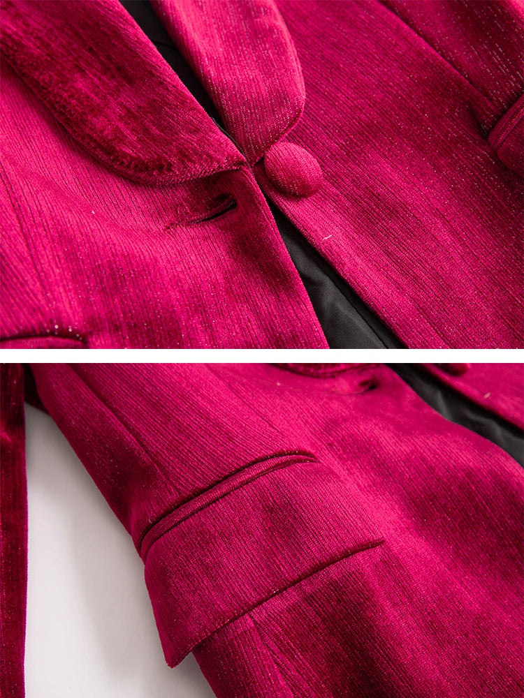Conjunto Veludo Inverno Alfaiataria