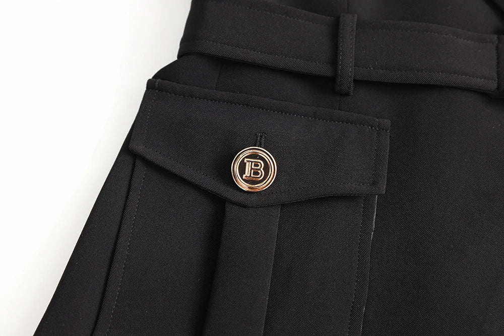 Blazer Com Cinto B - Alfaiataria Luxo
