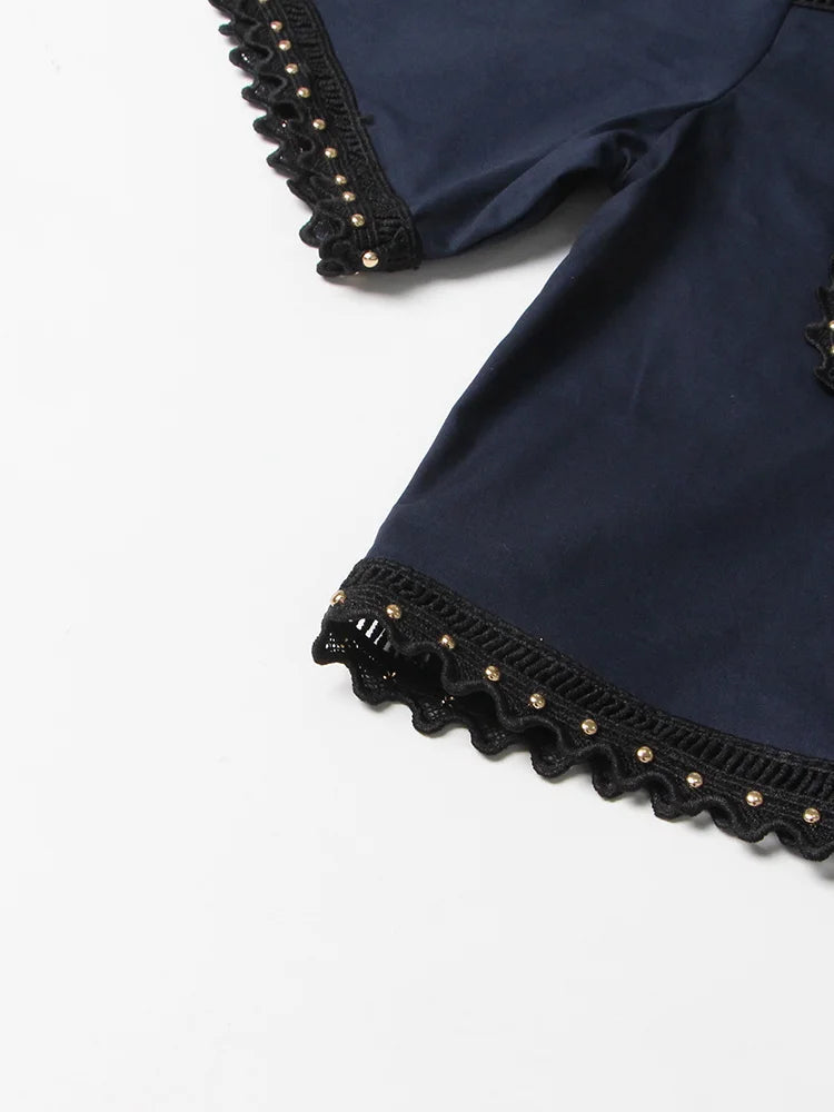 Conjunto Slim de Duas Peças - Detalhes bordados na Renda