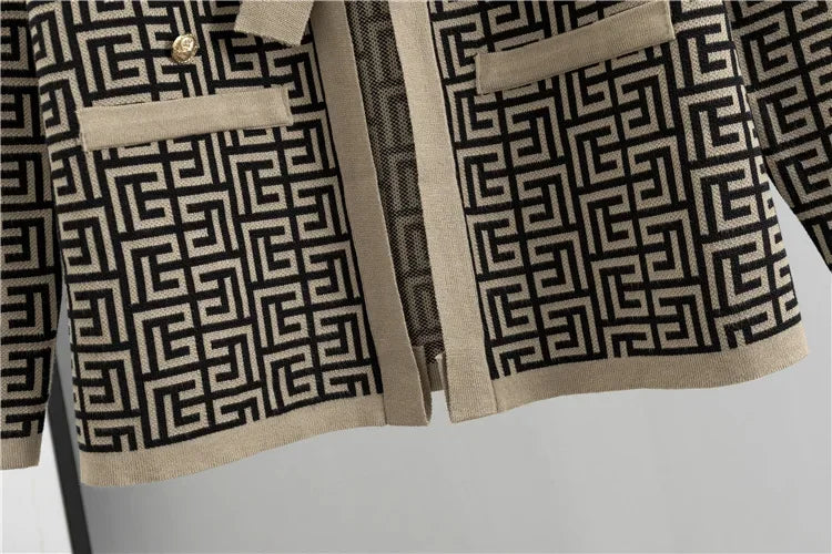 Conjunto Tres Peças Tricô - Novidade