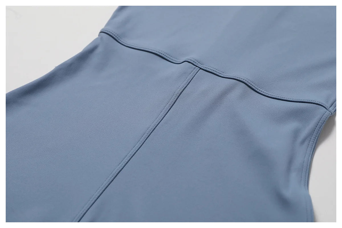 Macacão sem costura outerwear alta elasticidade