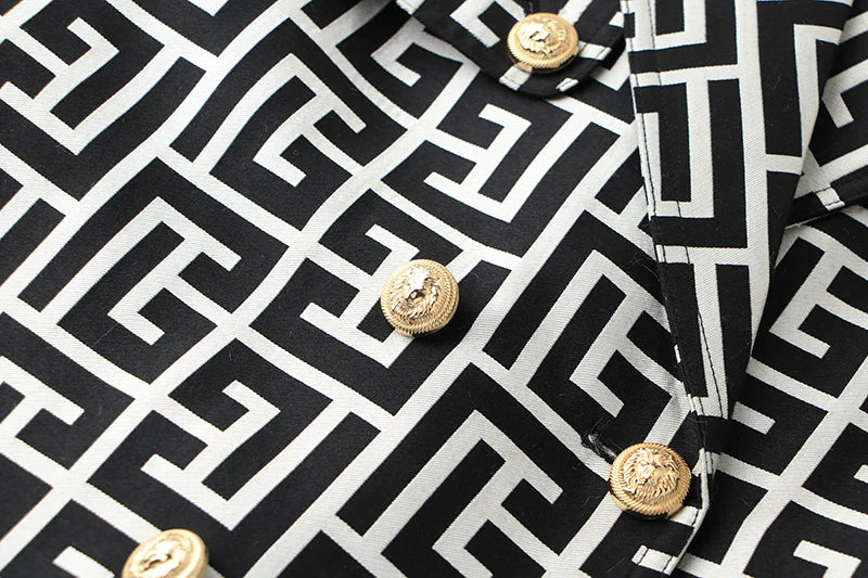 Trench Coat Luxo Tecido Estruturado - Monograma