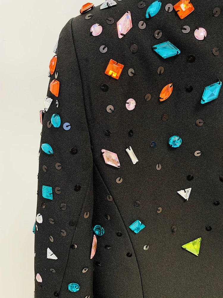 Blazer Bordado com cristais - Alta Costura