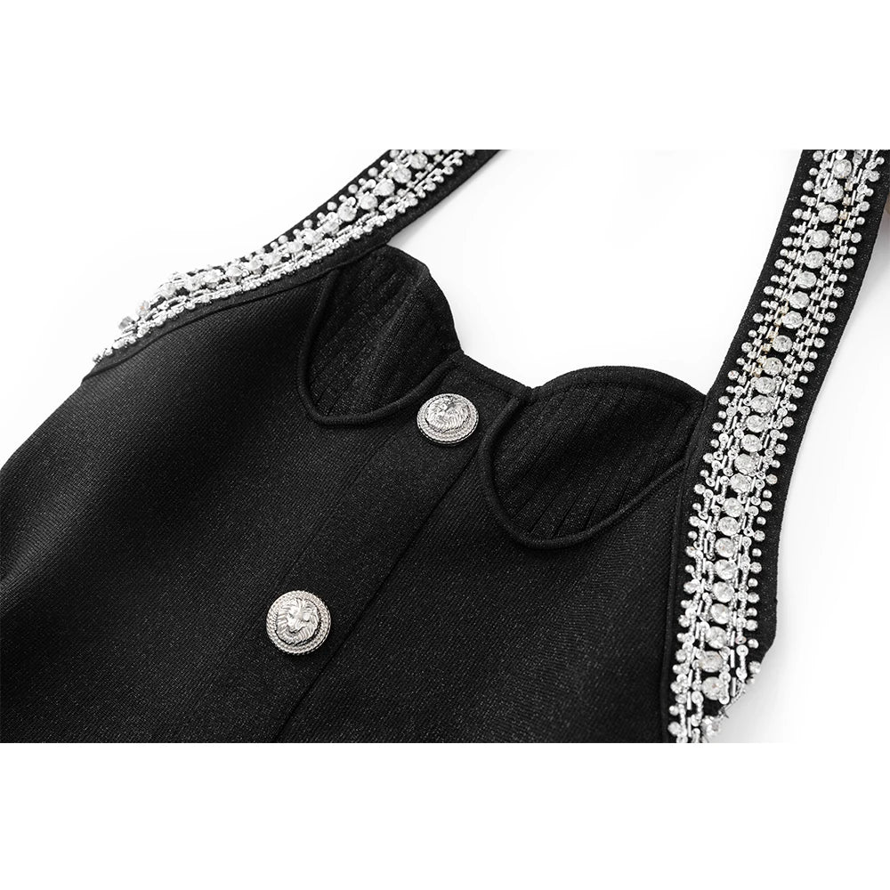 Vestido Com bordado a Mão - Alfaiataria