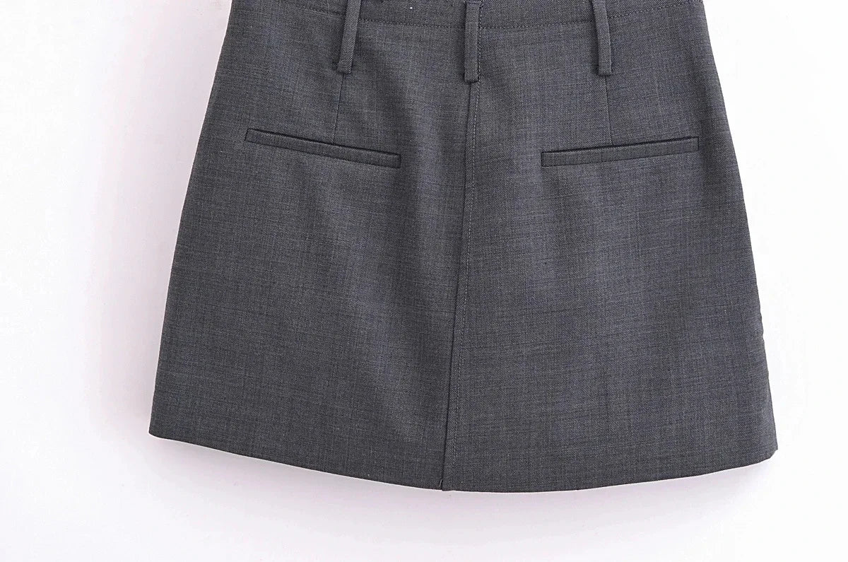 Conjunto Blazer e Saia Alfaiataria - Novidade