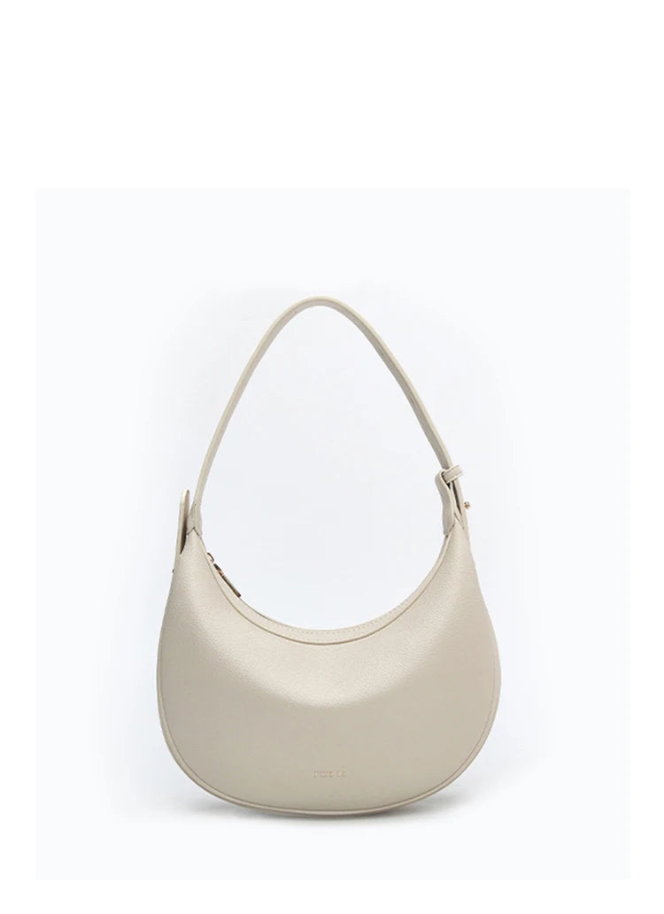 Bolsa – Modelo Meia-Lua, Estilo Crossbody, Elegante