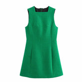 Vestido Tubinho Com decote quadrado - Novidade