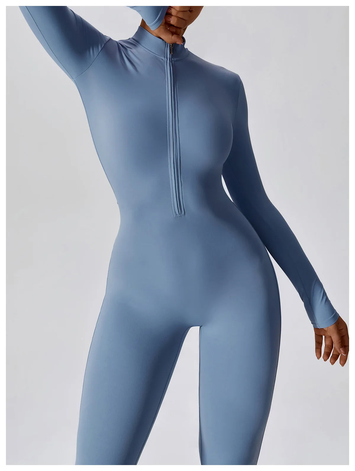 Macacão sem costura outerwear alta elasticidade