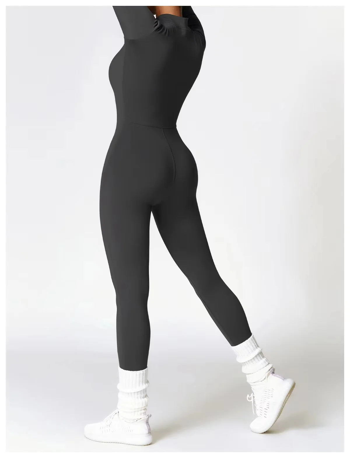 Macacão sem costura outerwear alta elasticidade