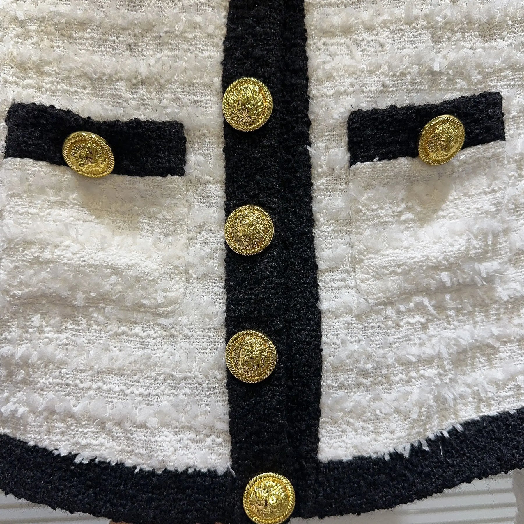 Conjunto Tweed Inverno Alta Costura