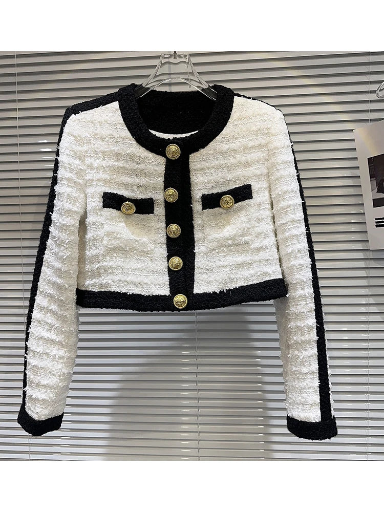 Conjunto Tweed Inverno Alta Costura