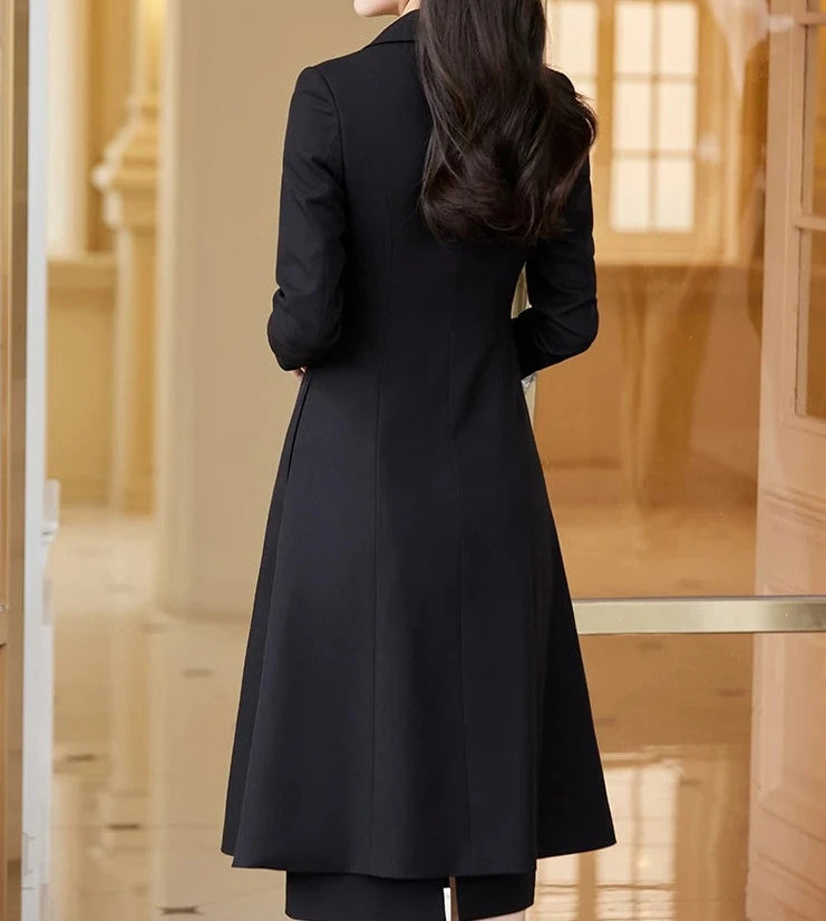 Conjunto Alfaiataria Sobretudo e saia - Alta costura